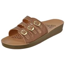 Sandália Rasteira Feminina Ortopédica Conforto Dia a Dia