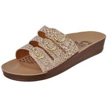 Sandália Rasteira Feminina Ortopédica Dia a Dia Conforto