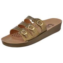 Sandália Rasteira Feminina Ortopédica Dia a Dia Conforto