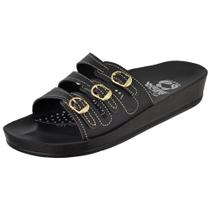 Sandália Rasteira Feminina Ortopédica Dia a Dia Conforto