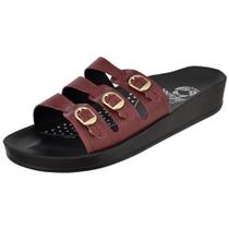 Sandália Rasteira Feminina Ortopédica Leve Conforto Casual