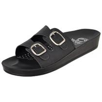 Sandália Rasteira Feminina Ortopédica Macia Conforto Casual