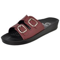 Sandália Rasteira Feminina Ortopédica Macia Conforto Casual