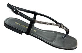 Sandalia Rasteira Feminina Parabela Casual 1400797 Casual