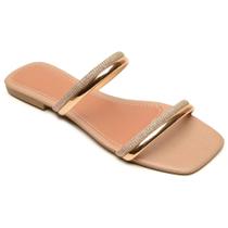 Sandalia Rasteira Feminina Rasteirinha Flat Casual Elegante