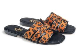 Sandália Rasteira Feminina Slide Animal Print Onça Sandália Rasteira Feminina Slide Animal Print Onça