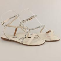 Sandália Rasteira Feminina Vizzano Strass Pelica 6235.1193 Sandália Rasteira Feminina Vizzano Strass Pelica 6235.1193