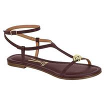 Sandália rasteira feminina Vizzano tiras Ref.6235.1711