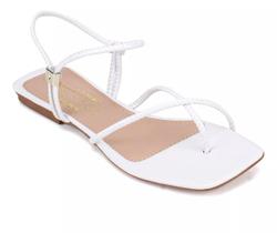 Sandalia Rasteira Feminino Casual Confortável Tiras Ajustaveis Delicadas Sandalia Rasteira Feminino Casual Confortável Tiras Ajustaveis Delicadas