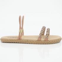 Sandália Rasteira Feminino Moleca 5452139