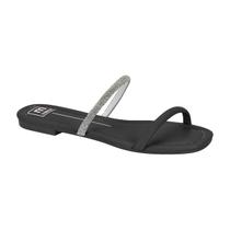 Sandália Rasteira Flat Tira com Strass Feminina Moleca Sandália Rasteira Flat Tira com Strass Feminina Moleca