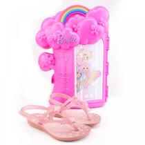 Sandalia Rasteira Infantil Menina Com Casa na Árvore Barbie 22862 Sandalia Rasteira Infantil Menina Com Casa na Árvore Barbie 22862
