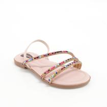 Sandália Rasteira Infantil Menina Pé Com Pé 37209-420