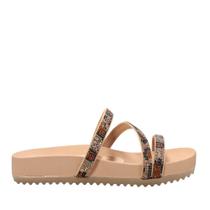 Sandalia rasteira leopardo feminina quiz original