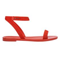 Sandália Rasteira Melissa M Lover Sandal Ad Vermelho