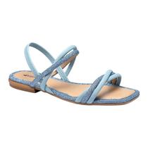 Sandália Rasteira Mississipi Cruzada Strass Feminina Sandália Rasteira Mississipi Cruzada Strass Feminina