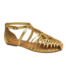 Sandália Rasteira Mississipi Feminina Casual Gladiadora MF561-0004 Sandália Rasteira Mississipi Feminina Casual Gladiadora MF561-0004