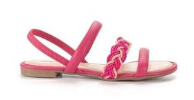 Sandalia Rasteira Mississipi Feminina Casual Q7152 Tiras