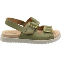 Sandália Rasteira Modare Ultra conforto Napa Floather Nature Feminina Sandália Rasteira Modare Ultra conforto Napa Floather Nature Feminina