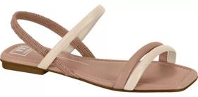 Sandália Rasteira Moleca Fem. 5462.111 Creme