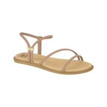 Sandália Rasteira Moleca Flat Feminina Leve e Confortável