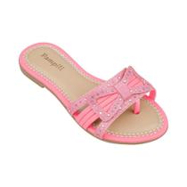 Sandália Rasteira Pampili Cherrie Strass Rosa Strass 409.255 Sandália Rasteira Pampili Cherrie Strass Rosa Strass 409.255