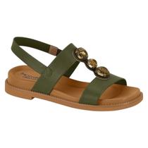 Sandália Rasteira Papete Pedraria Feminina