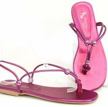 Sandália Rasteira Rasteirinha Chinelo 2 Em 1 Chic Metalizada