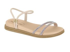 Sandalia Rasteira Slide Strass Feminina Beira Rio 8488.113