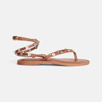 Sandália Rasteira Sonho Dos Pés Boho Camel Sandália Rasteira Sonho Dos Pés Boho Camel
