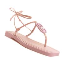 Sandalia Rasteira tiras emblem- schutz - Casual 36