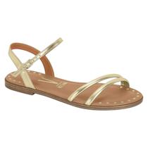 Sandália Rasteira Vizzano Flat Metalizado Feminino