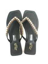 Sandália Rasteira Zalya Feminino Adulto Delicada Aberta - Ref Z10002 Sandália Rasteira Zalya Feminino Adulto Delicada Aberta - Ref Z10002
