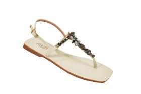 Sandália Rasteira Zalya Feminino Adulto Delicada Fechada - Ref Z10051 Sandália Rasteira Zalya Feminino Adulto Delicada Fechada - Ref Z10051