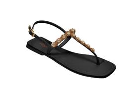 Sandália Rasteira Zalya Feminino Adulto Delicada Fechada - Ref Z10052 Sandália Rasteira Zalya Feminino Adulto Delicada Fechada - Ref Z10052