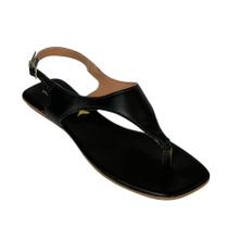 Sandália rasteiras dedinho fivela femininas adulta verão