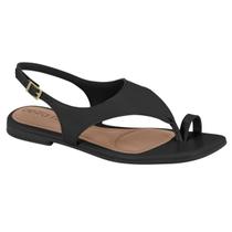 Sandália Rasteirinha Casual Feminino Beira Rio 8560103 Preto Sandália Rasteirinha Casual Feminino Beira Rio 8560103 Preto
