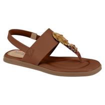 Sandália Rasteirinha Casual Feminino Modare 7212103 Marrom