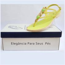 Sandália Rasteirinha faminina linda, para presente de mãe, namorada, esposa e amiga na caixa