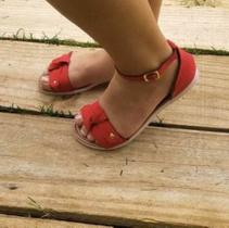 Sandália Rasteirinha Feminina Coração Fechada Atrás