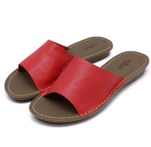 Sandália Rasteirinha Feminina Couro Chinelo Confortável Sandália Rasteirinha Feminina Couro Chinelo Confortável