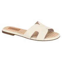 Sandalia Rasteirinha Feminina H Moleca Slide Original Casual Macia Leve