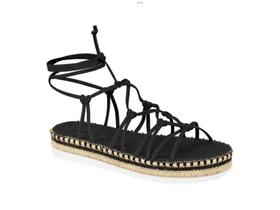 Sandália Rasteirinha Papete Com Amarração Moleca 54475191