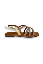 Sandália Rateira Com Strass Dourado Solado Couro Fenômena Outlet Calce Leve Sandália Rateira Com Strass Dourado Solado Couro Fenômena Outlet Calce Leve