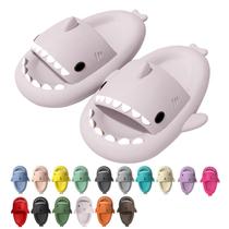 Sandália rosyclo Shark Cloud Cute Slides antiderrapante rosa 36/37 Sandália rosyclo Shark Cloud Cute Slides antiderrapante rosa 36/37