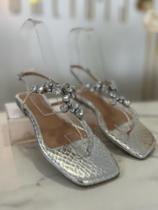 Sandalia s.15 brand metalizado tamanho 36 ver24 Sandalia s.15 brand metalizado tamanho 36 ver24