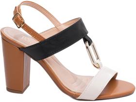 Sandália Salto 8,5cm - Glamour, Luxo e Conforto Colorido