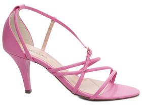 Sandalia Salto 9,5cm 40 a 43 Glamour e Elegancia Rosa