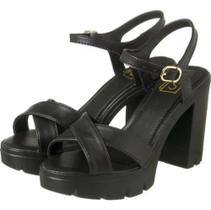 Sandália Salto Alto detalhe em X Sandália Salto Alto detalhe em X