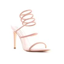 Sandália Salto Alto Espiral de Strass Cecconello 1881006-4